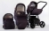 Коляска 3 в 1 Farfello EXC-line Exc4 баклажановый