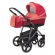 Коляска для новорожденных Esspero Grand Newborn Lux (шасси Graphite) Red Sunset