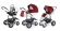 Коляска 3 в 1 Esspero Grand Discovery (шасси Graphite White) Cherry leatherette