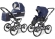 Коляска 2 в 1 Esspero Classic Alu (шасси Graphite) Navy