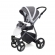 Прогулочная коляска Esspero Grand Newborn Lux (шасси Graphite) Royal Light Grey