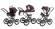 Коляска 3 в 1 Esspero Grand Classic (шасси Graphite) Nappa Brown