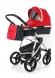 Коляска для новорожденных Esspero Newborn Lux Alu (шасси Grey) Red