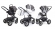 Коляска 3 в 1 Esspero Grand Discovery (шасси Graphite) Royal Light Grey