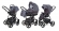 Коляска 3 в 1 Esspero Newborn Lux (шасси Graphite) Dark Grey