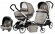 Коляска 3 в 1 Peg Perego Book 51 Elite Modular System (шасси White/Black) Luxe Grey