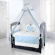 Комплект постельного белья Beatrice Bambini Cuore Grande Stella blu latte bianco