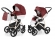 Коляска 2 в 1 Esspero Grand Newborn Lux (шасси Beige) Cherry leatherette