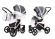 Коляска 2 в 1 Esspero Grand Newborn Lux (шасси Beige) Royal Silver