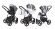 Коляска 3 в 1 Esspero Grand Newborn Lux (шасси Graphite) Royal Light Grey