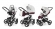 Коляска 3 в 1 Esspero Grand Newborn Lux (шасси Grey) Maroon leatherette