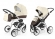 Коляска 2 в 1 Esspero Grand  I-Nova (шасси White) Cream leatherette