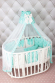 Комплект Premium в кроватку 18 предметов AmaroBaby Элит мятный
