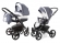 Коляска 2 в 1 Esspero Tour (шасси Graphite) Grey Lux