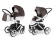 Коляска 2 в 1 Esspero Grand Magic Pro (шасси White) Cacao leatherette
