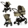 Коляска 3 в 1 iCoo Acrobat XL Plus Trioset Diamond Olive