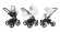 Коляска 3 в 1 Esspero Grand Tour (шасси Graphite) Nappa White