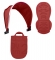Colour pack для 2-го сиденья Oyster MAX (капюшон, текстиль) Tango Red