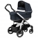 Коляска для новорожденных Peg Perego Book S Pop-Up (шасси White/Black) Luxe Blue