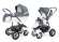 Коляска 2 в 1 Esspero Grand Discovery (шасси Graphite White) Nappa Blue Grey