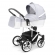 Коляска для новорожденных Esspero Grand Magic Pro  (шасси White) Grey Diamond