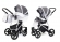 Коляска 2 в 1 Esspero Grand Newborn Lux (шасси Grey) Royal Silver