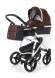 Коляска для новорожденных Esspero Newborn Lux Alu (шасси White) Brown