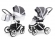 Коляска 2 в 1 Esspero Grand Magic Pro (шасси White) Royal Silver