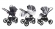 Коляска 3 в 1 Esspero Grand I-Nova (шасси Graphite) Royal Silver