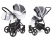 Коляска 2 в 1 Esspero Grand Newborn Lux (шасси Graphite) Royal Silver