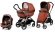 Коляска 3 в 1 Peg Perego Book 51 S Elite Modular System (шасси Jet) Terracotta