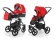 Коляска 2 в 1 Esspero Newborn Lux Alu (шасси Black) Red