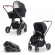 Коляска 2 в 1 Moon ReSea S Black Panama (802)