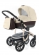 Коляска для новорожденных Esspero Grand Discovery (шасси Beige) Cream leatherette