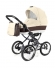 Коляска для новорожденных Esspero Grand Classic  (шасси Graphite) Cream leatherette