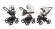 Коляска 3 в 1 Esspero Grand Tour (шасси Graphite) Canella leatherette