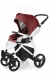 Прогулочная коляска Esspero Grand Newborn Lux (шасси White) Cherry leatherette