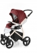 Прогулочная коляска Esspero Grand Newborn Lux (шасси Beige) Cherry leatherette