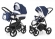 Коляска 2 в 1 Esspero Newborn Lux (шасси Chrome) Navy Lux