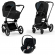 Коляска 3 в 1 Cybex Priam IV (шасси Matt Black) Deep Black
