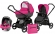 Коляска 3 в 1 Peg Perego Book Scout XL Set Modular Bloom Pink