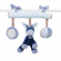 Мягкая игрушка на завязках Nattou Soft Toy Alex Bibou Ослик и Кролик 321211