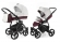 Коляска 2 в 1 Esspero Grand Newborn Lux (шасси Black) Maroon leatherette