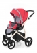 Прогулочная коляска Esspero Newborn Lux (шасси Beige) Red Grey
