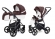 Коляска 2 в 1 Esspero Grand Newborn Lux (шасси Graphite) Nappa Brown