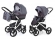 Коляска 2 в 1 Esspero Newborn Lux (шасси White) Dark Grey