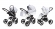 Коляска 3 в 1 Esspero Grand I-Nova (шасси White) Grey Diamond