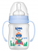 Бутылочка  для кормления WeeBaby Classic Plus, с ручкой, 150 мл, шир горлышко с силик. соской р-р1 Супермен