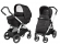 Коляска 2 в 1 Peg Perego Book 51 S Elite Modular (шасси White/Black) Breeze Noir