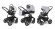 Коляска 3 в 1 Esspero Discovery Alu (шасси Black) Silver